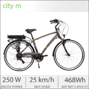 Elektrinis dviratis - City m